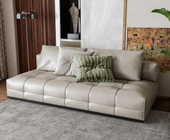 Simple European Style A Sofa For Two-ID:431715017
