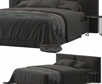 Modern Double Bed-ID:520538091