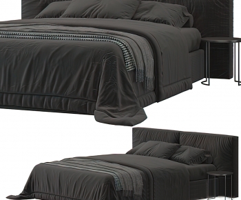 Modern Double Bed-ID:979449747