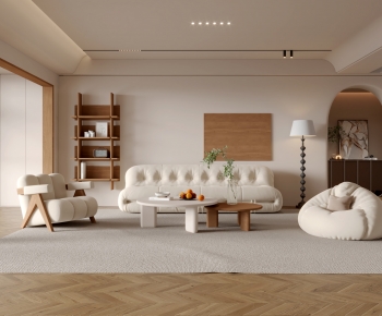 Wabi-sabi Style A Living Room-ID:808053028