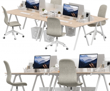 Modern Office Desk And Chair-ID:777302984