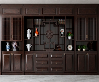 Chinese Style Decorative Cabinet-ID:619568114