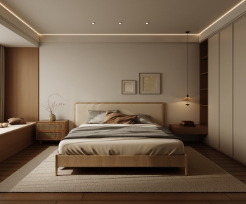 Wabi-sabi Style Bedroom-ID:206521031