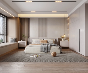 New Chinese Style Bedroom-ID:461340043