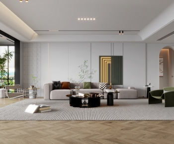Modern A Living Room-ID:261492015