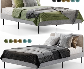 Modern Double Bed-ID:315640052