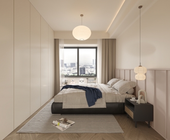 Wabi-sabi Style Bedroom-ID:104270015