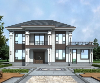New Chinese Style Detached Villa-ID:146710939