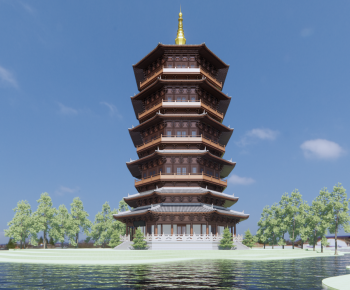 Chinese Style Tower-ID:118639556
