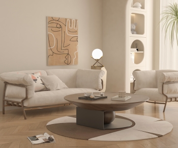 Wabi-sabi Style A Sofa For Two-ID:218724974