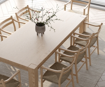 Modern Dining Table And Chairs-ID:154428965