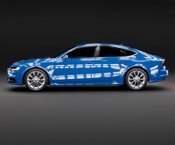 现代奥迪A7汽车3D模型