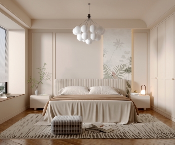 Simple European Style Bedroom-ID:803771039