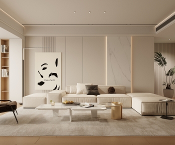 Modern A Living Room-ID:994570356