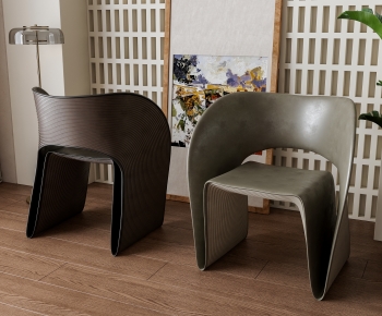 Wabi-sabi Style Single Chair-ID:431407931