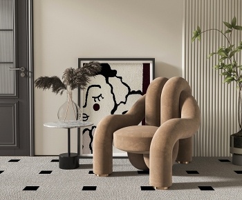 现代创意休闲椅3D模型