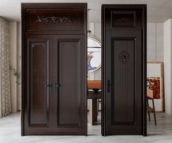 Chinese Style Double Door-ID:610630992