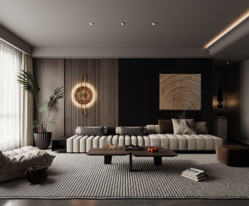Modern A Living Room-ID:868381028