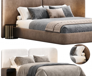 Modern Double Bed-ID:945815098