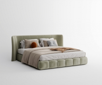 Modern Double Bed-ID:928256994