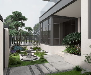 Modern Courtyard/landscape-ID:463628052