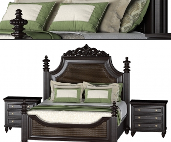 European Style Double Bed-ID:868886955
