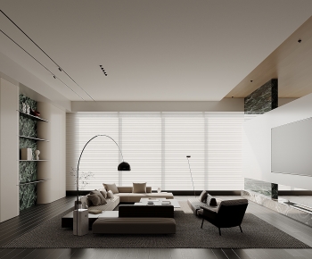 Modern A Living Room-ID:663258087