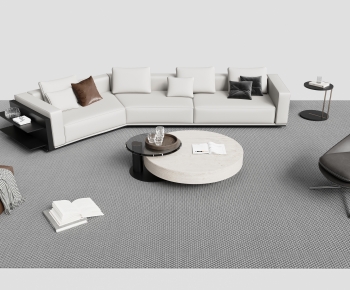 Modern Curved Sofa-ID:500458008
