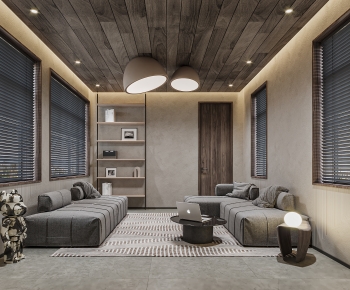 Wabi-sabi Style A Living Room-ID:680497886