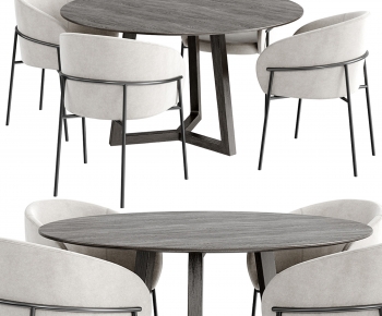 Modern Dining Table And Chairs-ID:611774928