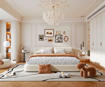 Simple European Style Bedroom-ID:999901062