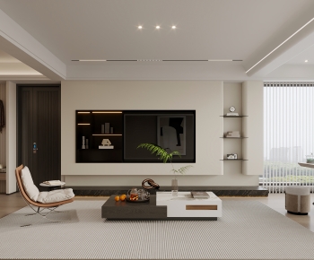 Modern A Living Room-ID:182265042