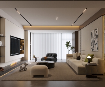 Modern A Living Room-ID:262819059