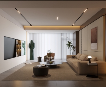 Modern A Living Room-ID:398988018