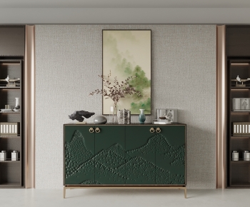 New Chinese Style Side Cabinet/Entrance Cabinet-ID:300735956