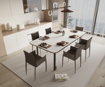 Modern Dining Table And Chairs-ID:819751025