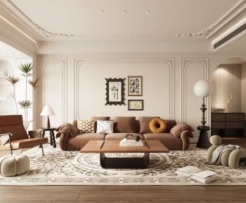 French Style A Living Room-ID:168648006