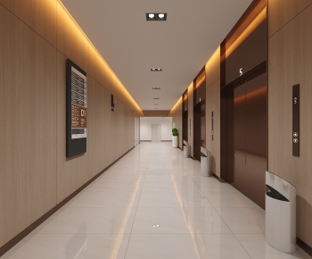 Modern Corridor/elevator Hall-ID:149050958