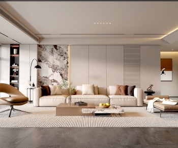 Modern A Living Room-ID:392062903