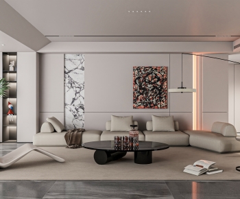 Modern A Living Room-ID:841090921
