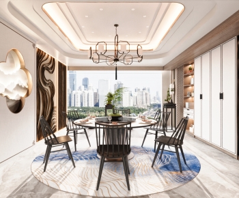 New Chinese Style Dining Room-ID:390408998