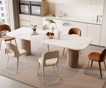 Modern Dining Table And Chairs-ID:741121051