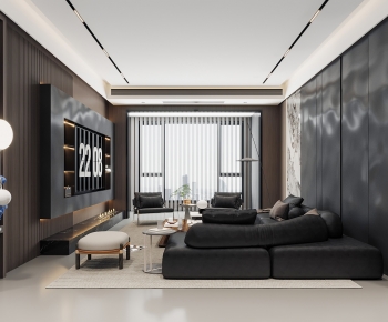 Modern A Living Room-ID:690073014