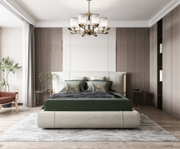 New Chinese Style Bedroom-ID:895049107