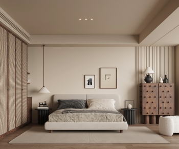 Wabi-sabi Style Bedroom-ID:238080033