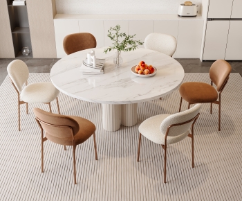 Modern Dining Table And Chairs-ID:492173917
