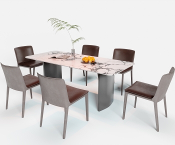 Modern Dining Table And Chairs-ID:689702992