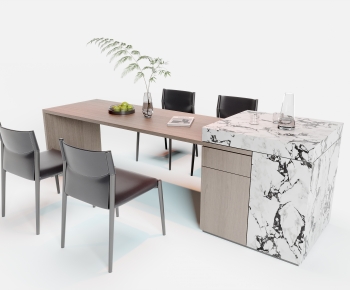 Modern Dining Table And Chairs-ID:627515088