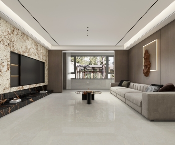 Modern A Living Room-ID:424756056