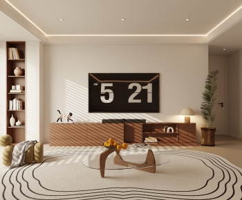 Modern A Living Room-ID:505089041